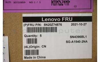 Lenovo 5N20Z74876 NB_KYB CS20 P NM KBD LTN,BL,BK,NOR