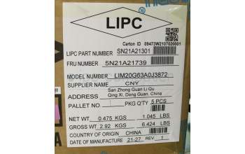 Lenovo 5N21A21739 NB_KYB CS21KBD SKTOP CHY,BL,BK,ARA