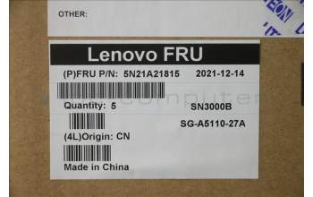 Lenovo 5N21A21815 NB_KYB CS21KBD SKTOP LTN,BL,BK,BUL