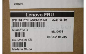 Lenovo 5N21A21831 NB_KYB CS21KBD SKTOP LTN,BL,BK,TUR