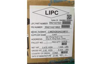 Lenovo 5N21A21962 NB_KYB CS21KBD SKTOP CHY,BL,GR,ARA