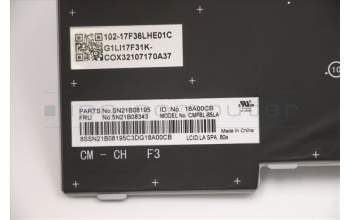 Lenovo 5N21B08343 NB_KYB CM KBD FL-CS20 CHY,BL,GR,LA SPA
