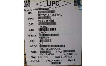 Lenovo 5N21B08439 NB_KYB CM KBD NM-CS20 CHY,BL,GR,EURO ENG