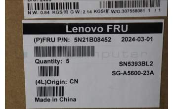 Lenovo 5N21B08452 NB_KYB CM KBD NM-CS20 LTN,BL,GR,CSA