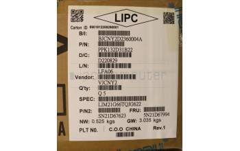 Lenovo 5N21D67994 NB_KYB CS22 FL TOP,BK-BL,CHY,TUR