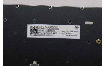 Lenovo 5N21D68036 NB_KYB CS22 FL TOP,BK-NBL,CHY,JPN