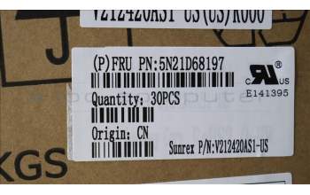 Lenovo 5N21D68197 NB_KYB CS22 FL TOP,BK-NBL,SRX,ENG