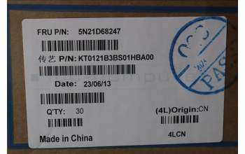 Lenovo 5N21D68247 NB_KYB CS22 FL TOP,BK-BL,TRI,HBW