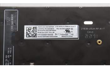 Lenovo 5N21D68251 NB_KYB CS22 FL TOP,BK-BL,TRI,NOR