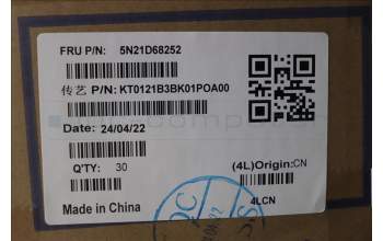 Lenovo 5N21D68252 NB_KYB CS22 FL TOP,BK-BL,TRI,POR