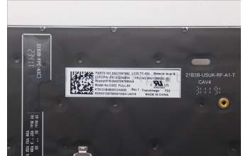 Lenovo 5N21D68262 NB_KYB CS22 FL TOP,BK-BL,TRI,TC