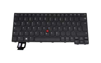 5N21D68282 original Lenovo clavier DE (allemand) noir/noir avec mouse stick
