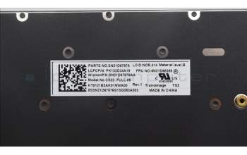 Lenovo 5N21D68288 NB_KYB CS22 FL TOP,BK-NBL,TRI,NOR