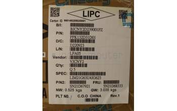 Lenovo 5N21D68333 NB_KYB CS22 FL TOP,GR-BL,CHY,EURO ENG