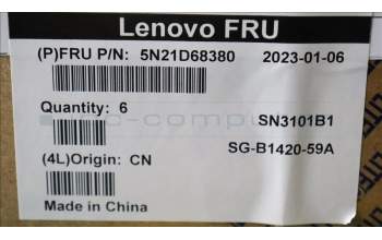 Lenovo 5N21D68380 NB_KYB CS22 FL TOP,GR-BL,LTN,CZE/SLK