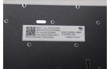 Lenovo 5N21D93666 NB_KYB CS22 NM TOP,BK-NBL,CHY,NOR