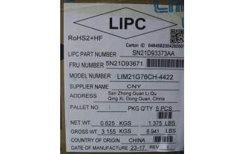 Lenovo 5N21D93671 NB_KYB CS22 NM TOP,BK-NBL,CHY,SWS