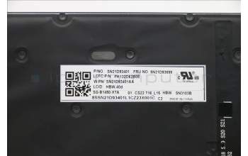 Lenovo 5N21D93699 NB_KYB CS22 NM TOP,BK-BL,LTN,HBW