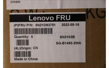 Lenovo 5N21D93701 NB_KYB CS22 NM TOP,BK-BL,LTN,ILD