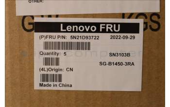 Lenovo 5N21D93722 Keyboard Internal, Ukraine, Black, Backlight, w/Number, US