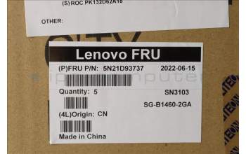Lenovo 5N21D93737 NB_KYB CS22 NM TOP,BK-NBL,LTN,HUN
