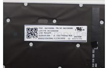 Lenovo 5N21D93895 NB_KYB CS22 NM TOP,GR-BL,LTN,RUS
