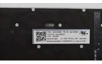 Lenovo 5N21D93900 NB_KYB CS22 NM TOP,GR-BL,LTN,UKE