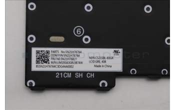 Lenovo 5N21H76827 NB_KYB SER2 KBD BK-BL,CHY,GRE