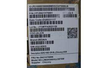 Lenovo 5N21H76896 NB_KYB SER2 KBD GR-BL,CHY,HUN