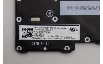 Lenovo 5N21H77056 NB_KYB SER2 KBD BK-BL,LTN,NOR