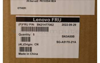 Lenovo 5N21H77062 NB_KYB SER2 KBD BK-BL,LTN,SLV