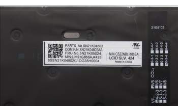 Lenovo 5N21K05024 NB_KYB CS23 NM TOP,BK-BL,CHY,SLV