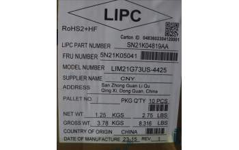 Lenovo 5N21K05041 NB_KYB CS23 NM TOP,BK-NBL,CHY,ENG