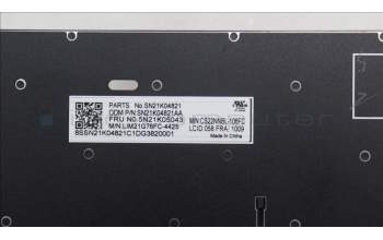 Lenovo 5N21K05043 NB_KYB CS23 NM TOP,BK-NBL,CHY,058 FRA