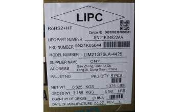 Lenovo 5N21K05044 NB_KYB CS23 NM TOP,BK-NBL,CHY,LA SPA