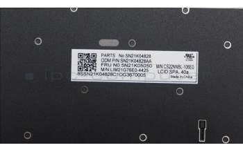 Lenovo 5N21K05050 NB_KYB CS23 NM TOP,BK-NBL,CHY,SPA