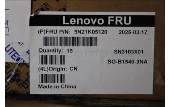 Lenovo 5N21K05120 NB_KYB CS23 NM TOP,BK-NBL,LTN,ARA