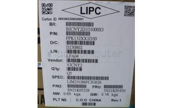 Lenovo 5N21K05450 NB_KYB CS23 NM TOP,GR-BL,CHY,058 FRA