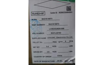 Lenovo 5N21L44183 NB_KYB GE-PH1SREW-CCY-BLK-NBLKB