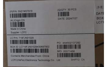 Lenovo 5N21M37919 NB_KYB 4C4TT50B-BK-SRX-DEN