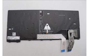 Lenovo 5N21M38538 Keyboard Internal, Danish, Black, Backlight, UK