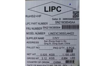 Lenovo 5N21M38564 NB_KYB 4C4TT50B-BK-CHY-SWE/FIN