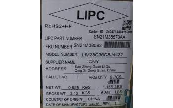 Lenovo 5N21M38592 NB_KYB 4C4TT50B-BK-CHY-CZE/SLK