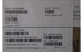 Lenovo 5N21M39688 NB_KYB 4C6TT50B-BK-PMX-SWE/FIN