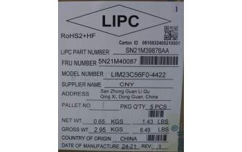 Lenovo 5N21M40087 NB_KYB 4C6TT50N-BK-CHY-FRA