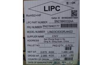 Lenovo 5N21M40177 NB_KYB 4C6TT50B-BK-CHY-GRE