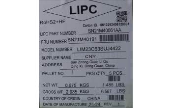 Lenovo 5N21M40191 NB_KYB 4C6TT50B-BK-CHY-RUS