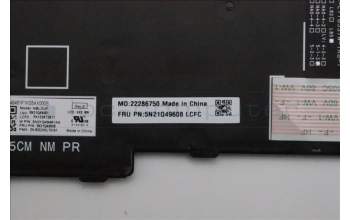Lenovo 5N21Q49608 NB_KYB 5C6TT5SB-BK-PMX-UKE
