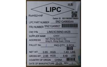 Lenovo 5N21Q49807 NB_KYB 5C6TT5SN-BK-CHY-NOR