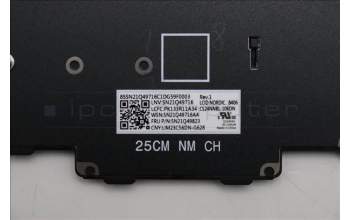 Lenovo 5N21Q49823 NB_KYB 5C6TT5SN-BK-CHY-NORDIC